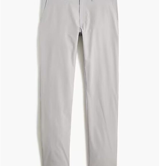 J. Crew Factory AA712 Slim-fit tech chino pant in Scarborough Grey NWT - Picture 6 of 11